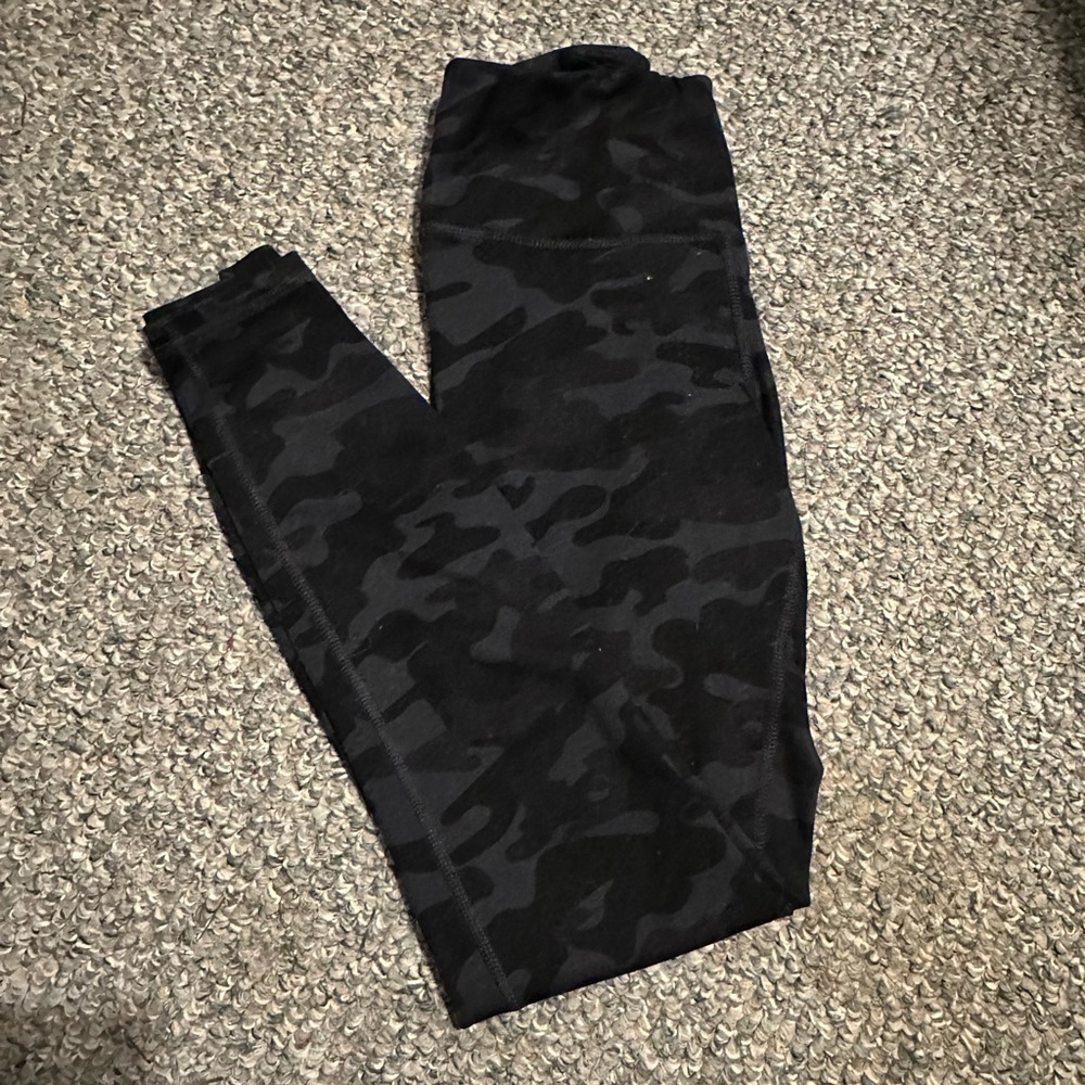 Black and Gray Camo Leggings